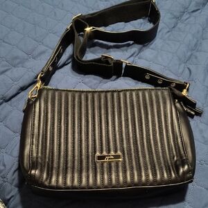 Jujube Say To Night Black Quilted Crossbody Bag